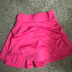 pink tennis skirt